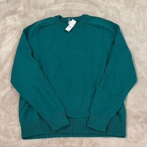 J. Crew Men's Green Crewneck Sweater Size L